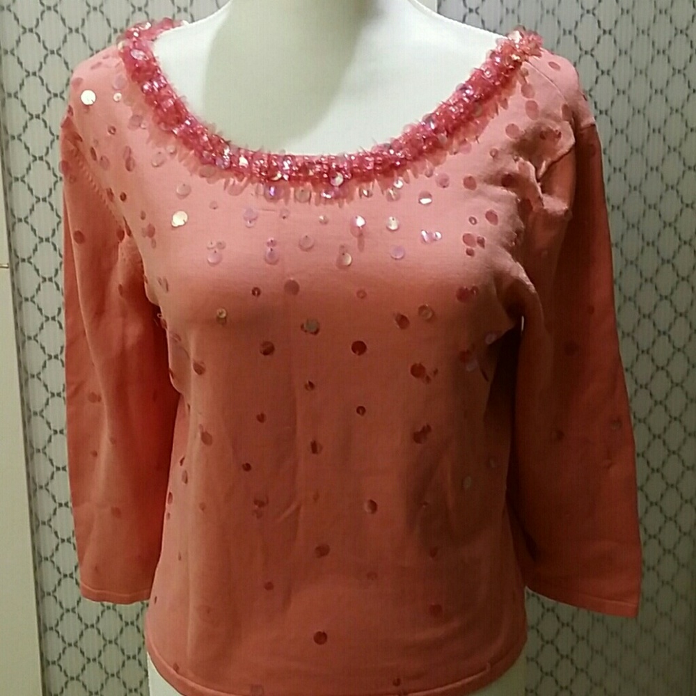 Talbot Pink Silk Blend Sparkle